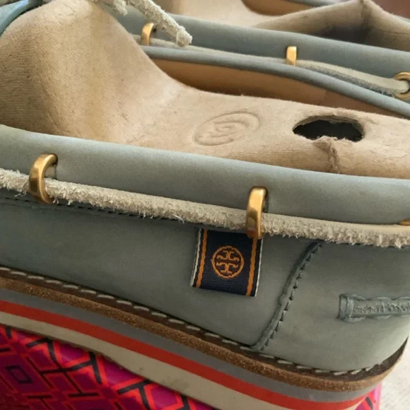 TORY BURCH ‘Joey Flat Form ‘ Boat shoes Size 8 - Picture 2 of 8